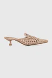 Zlatne espadrile mule image