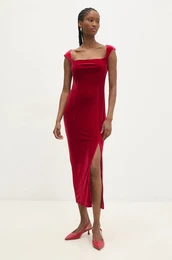 Obleka iz velurja Answear.LAB