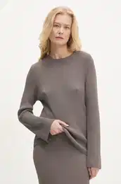 Pulover enski, rjava barva