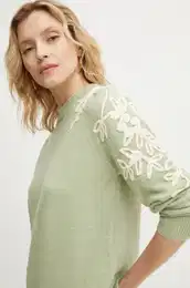 Pulover enski, zelena barva