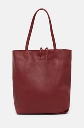 Usnjena torbica bordo barva
