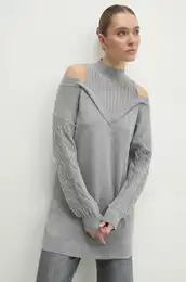 Pulover enski, siva barva