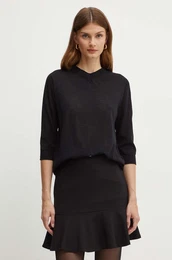 Volnen pulover enski, rna barva, F4WA07