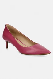 Usnjene visoke pete Alina Flex Kitten Pump