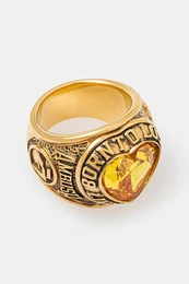 Stbrn prsten Heart Class Ring