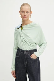 Majica enska, zelena barva, 1125WTP006017A