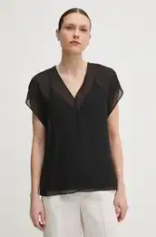 Bluza za ene, boja: crna, bez uzorka, K20K208187