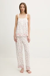 Bombana piama Lauren Ralph Lauren enska, bela barva, ILN72408