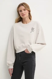 Bombaen pulover enski, be barva, J20J224743