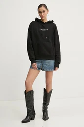 Bombaen pulover enska, rna barva, s kapuco, W5RQ27 K68I4