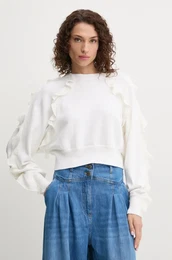 Bombaen pulover enski, bela barva, 251AP3180