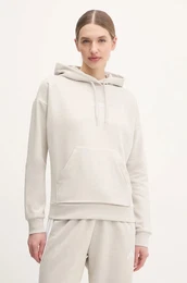 Pulover Essentials Linear enska, be barva, s kapuco, JG8652