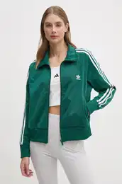 Pulover Adicolor Classics Firebird enski, zelena barva, JC8262