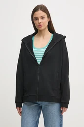 Bombaen pulover enski, rna barva, s kapuco, 3UNID500R