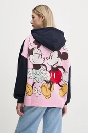 Pulover BETTER enski, mornarsko modra barva, s kapuco, 25SWSK28