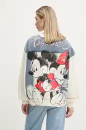 Bombaen pulover MICKEY MOUSE enski, be barva, 25SWSK39