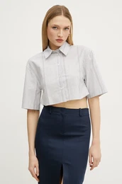 Bombana srajca enska, siva barva, 2C1601 A569