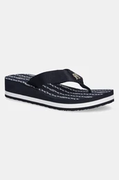 Japonke IM TH CHAINPRINT MIDWEDGE SANDAL enske, mornarsko modra barva, FW0FW08527