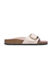 Usnjeni natikai Madrid Big Buckle enski, roza barva, 1029448