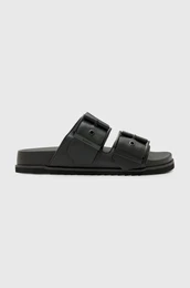 Usnjeni natikai Sian Sandal enski, rna barva, W034FC