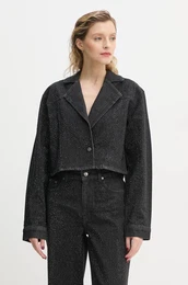 Jeans jakna enska, rna barva, 10909562