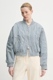 Bomber jakna siva barva, 10909924