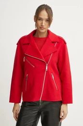 Volnena jakna MAX&Co. rdea barva, 2516081011200