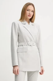 Suknji s primesjo volne siva barva, 10909752