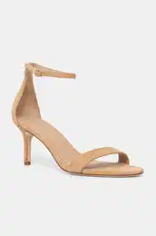 Sandali iz semia Lauren Ralph Lauren Allie Mid be barva, 802959175004