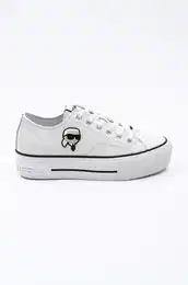 Usnjene teniske KAMPUS MAX NFT enske, bela barva, KL60425T