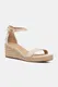 Semiov sandly Tommy Hilfiger SUEDE ANKLE MID WEDGE ESPADRILLE