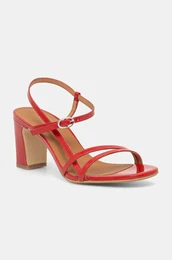 Usnjeni sandali VICOMTE rdea barva, 3200428