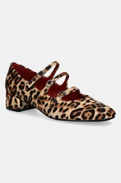 Kone salonke MARCIE-F boja: smea, s debelom potpeticom, JCD-162-13-06