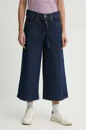 Kavbojke XL CULOTTE enske, mornarsko modra barva, 001V1