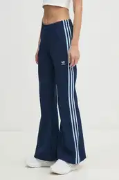 Spodnji del trenirke 3- Stripes Flared mornarsko modra barva, JC5787