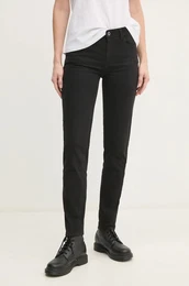 Kavbojke MID RISE SKINNY THELMA enske, rna barva, PL211800