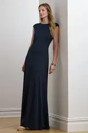 Obleka Lauren Ralph Lauren mornarsko modra barva, 253957568