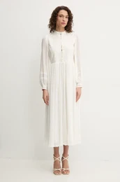 Obleka iz meanice lana be barva, 251TP2063