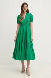 Obleka zelena barva, DVFDS4S035