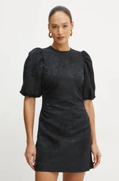 Obleka s primesjo volne rna barva, IO117654