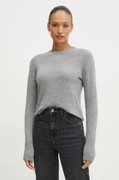 Pulover iz kamirja siva barva, 8K0269 K247