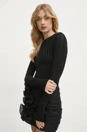 Pulover enski, rna barva, MK42S51E2