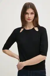 Pulover enski, rna barva, 251TP3490