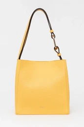 Usnjena torbica rumena barva, WB01373 HSF000 CRE00