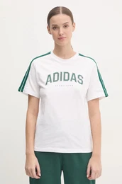 Pamuna majica W L SOFTS Collegiate za ene, boja: bijela, JN9128