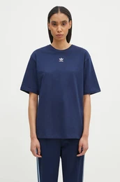 Bombana kratka majica Essential enska, mornarsko modra barva, JC8968
