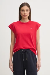 Bombana kratka majica BLOOMA enska, rdea barva, PL506030