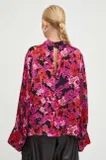 Roza Bluze z Vzorcem za dame image