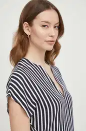 Majica enska, mornarsko modra barva