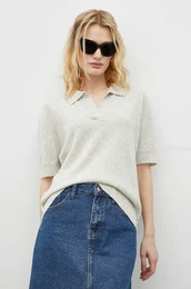 Volnen pulover siva barva